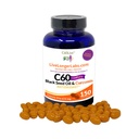 C60 Complete - Carbon 60 (Fullerene) with Black Seed Oil & Curcumin - Antioxidant Supplement - for Longevity & Cognitive Function - All Natural - 150 Gel Capsules