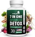 Extra Strength Fast Acting 7-in-ONE Advanced Formula - Full Body Cleanse - Detox & Liver Cleanse - Detox & Liver Repair, All Natural Toxins Remover, Healthy Cleansing Support for Liver (30 Capsule)