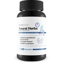 Natural Herbs Hemorrhoids Capsules - Our Best Hemorrhoid Relief Supplement - Premium Natural Herbs Strength Hemorrhoids Capsules - Hemorrhoids Natural Herbs Hemorrhoid Treatment Hemorrhoids Treatment