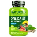 NATURELO Mens Multivitamins for Men 50+ - One Daily Multivitamin for Men with Vitamins, Minerals & Organic Whole Foods, Boost Energy & Health, Non-GMO, 120 Vegetarian Capsules