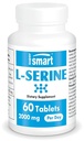 Supersmart - L-Serine Supplement 2000mg per Day (Easy-to-Take) - Amino Acids Supplement | Non-GMO & Gluten Free - 60 Tablets