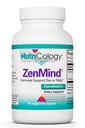 Allergy Research Group NutriCology ZenMind - 550 mg GABA & 200 mg L-Theanine - Calmness & Relaxation Support Day or Night - Non-Drowsy Formula - Vegetarian Capsules - 30 Servings - 60 Capsules
