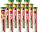 T&D German Multvitamin + Minerals 10 Vitamins 2 Minerals - 240 Vegan Drink Effervescent Tablets - Pomegranate Flavor - Made in Germany