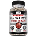 Kaya Naturals Healthy Gluco with Bittermelon Supplement | Support Healthy Levels and Function, 20 Herbs Vitamins and Minerals, Alpha Lipoic Acide, Cinnamon, Vitamin C & E, Non-GMO (120 Count)