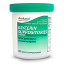 AVEDANA USP 2g Glycerin Laxatives Suppository – 100 Adult Size Laxative Suppositories for Men and Women – Fast and Gentle Relief Suppositories for Constipation – Comfortable Shape Adult Suppository