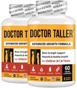 NuBest Doctor Taller Premium Formula for Bone Strength - Supports Immunity & Development - with Calcium, Vitamins, Amino Acids & Herbs - for Children (8+) & Teens - 2 Pack | 2 Months Supply