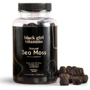 Black Girl Vitamins - Irish Sea Moss Gummies - SeaMoss + Bladderwrack & Burdock - 92 Minerals for Thyroid, Metabolism, and Immunity - Vegan, Gluten-Free, Halal (Mixed Berry, 30 Day Supply)