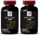 Anti Gray Hair Pills - Anti Gray Hair Complex - Hair Pigmentation, Natural Tone, Gray Management, Youthful Glow, Fresh Color, Hair Tone Control, Luminous Hair Color 2 Bottles 120 Capsules