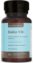 ENDUR-VM Multi Vitamin Contains 23 Vitamins and Minerals, Without Iron, Sustained Release, 300 Tabs
