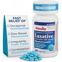 TIME-Cap Labs 90 Maximum Strength Laxative Senna Tablets 25mg - Occasional Constipation Relief for Adults, Helps Support Regularity When Travel, Routine Changes, or Diet Shifts Cause Irregularity