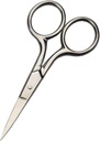 Professional Grooming Scissors for Personal Care Facial Hair Removal and Ear Nose Eyebrow Trimming Stainless Steel Fine Straight Tip Scissors Men