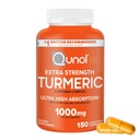 Qunol Turmeric Curcumin 1000mg, Ultra High Absorption Supplement, 150 Count