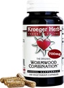 Kroeger Herb Wormwood Combination Vegetarian Capsules, 100 Count