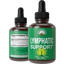 Peak Performance Lymphatic Drainage Drops. Sugar Free 7-in-1 Lymph Detox and Cleanse Support. Vegan Supplement with Echinacea, Red Clover Blossom, Burdock Root, Cleavers Herb, Licorice Root, and More