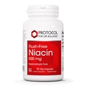 PROTOCOL FOR LIFE BALANCE Niacin 500mg - Inositol Hexanicotinate - No Flush Niacin - Vitamin B3 - Energy & Metabolism Support* - Vegan & Kosher - 90 Veg Caps