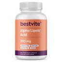 BESTVITE Alpha Lipoic Acid 200mg (per Capsule) (240 Vegetarian Capsules) - No Stearates - Vegan - Gluten Free - Non GMO
