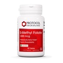 PROTOCOL FOR LIFE BALANCE 5-Methylfolate 1,000mcg - Superior Methyl Folate Bioavailability - for Brain Support - Folate Supplement for Women & Men - Kosher & Vegan - 90 Tabs