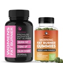 Fat Burn Gummies and Supplement Women | Complete Weight Loss Support with Green Tea & Raspberry Ketones | Appetite Suppressant, Metabolism Booster, & Belly Fat Reducer | 60 Gummies & 120 Pills