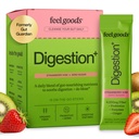 Feel Goods Digestion+, Gut Health, Organic Fiber & Probiotic Drink Mix, Digestive Enzymes for Bloating Relief, Gut Cleanse - Gut Guardian Fiber with Prebiotics - Zero Sugar, 15 Count