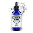 FWS Colloidal Silver, Liquid Silver Drops, 99.99% Pure Silver, 4 oz Glass Bottle, 60 Servings (2 Month Supply), 50 ppm, Concentrated for Easy and Convenient Servings