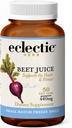 Eclectic Herb - Organic Beet Juice Capsules | Natural Herbal Supplement | Premium Cardiovascular Health & Circulation Support | US-Grown, Vegan, Non-GMO, Gluten Free (50 CT | 440 mg)