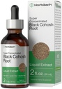 Horbäach Black Cohosh Root Tincture | 2 fl oz | Liquid Extract | Alcohol Free Herb Drops | Vegetarian | Non-GMO, Gluten Free Supplement