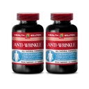 anti wrinkle capsules for face - ANTI-WRINKLE COMPLEX - Skin minerals, Anti-aging supplement, Vitamin E collagen, serum anti wrinkle, alpha lipoic acid, anti wrinkle pills for women, 2 Bot 120 Caps